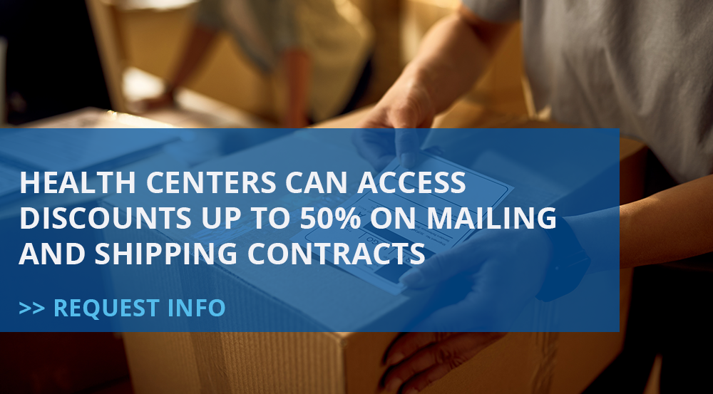 Pitney Bowes joins FedEx as ViP-contracted suppliers for mailing and shipping.  Health centers access discounts up to 50% with FedEx through ViP.  Contact ViP below to take advantage of shipping and mailing savings.